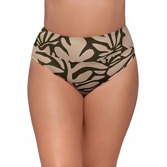 Women's S3 Swim Smoothing Ultra Banded High Waist Bikini Swimsuit Bottom