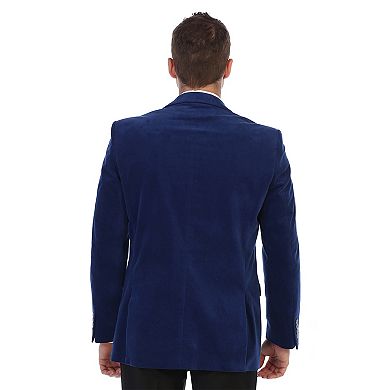 Gioberti Mens Cotton Velvet Blazer Jacket