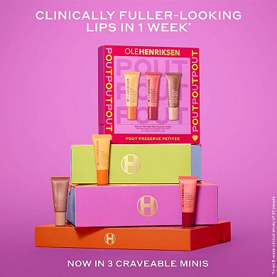 Pout Preserve Petites Mini Lip Trio with Peptides