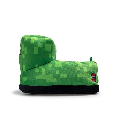 Little Kid Ground Up Minecraft 3D Slip-On Slippers
