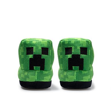Little Kid Ground Up Minecraft 3D Slip-On Slippers