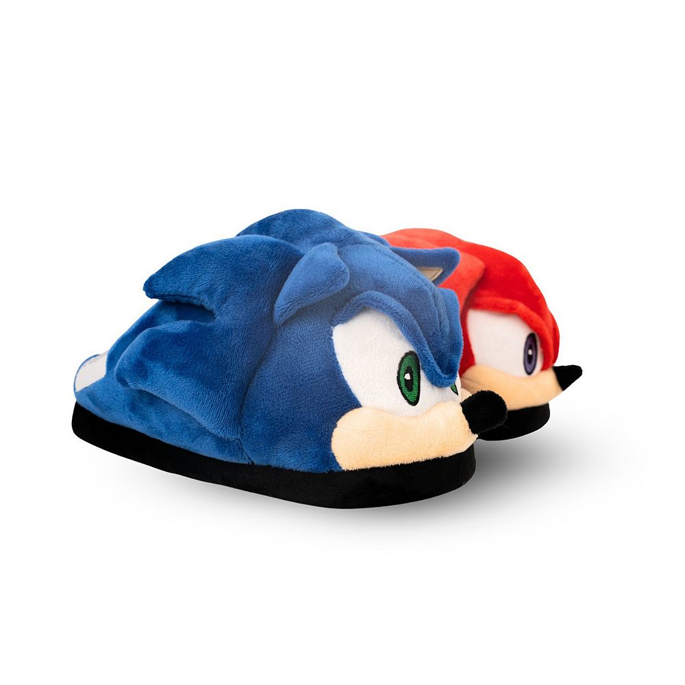 Little Kid Ground Up Sonic & Knuckles 3D Plush Slippers