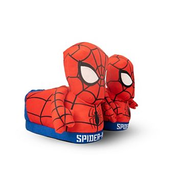 Little Kid Ground Up Spiderman 3D Slip-On Slippers