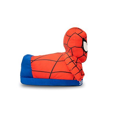 Little Kid Ground Up Spiderman 3D Slip-On Slippers