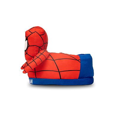 Little Kid Ground Up Spiderman 3D Slip-On Slippers