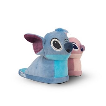 Ground Up Disney's Lilo & Stitch 3D Stitch & Angel Little & Big Kid Girls Slippers