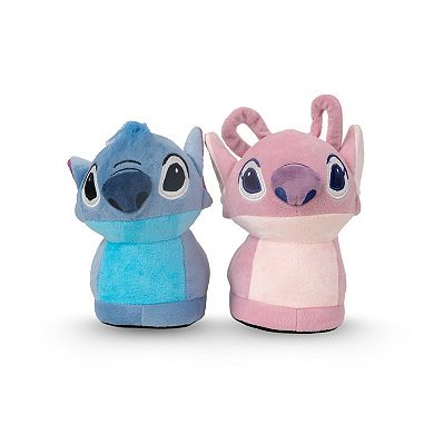 Ground Up Disney's Lilo & Stitch 3D Stitch & Angel Little & Big Kid Girls Slippers