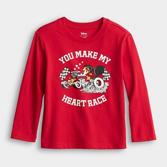 Baby & Toddler Boy Jumping Beans® Disney's Mickey Mouse Graphic Long Sleeve Holiday Tee