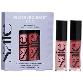 Saie Glossybounce Lip Gloss-Oil Duo Gift Set