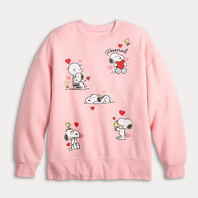 Women’s Peanuts Love Valentine's Day Fleece Pullover
