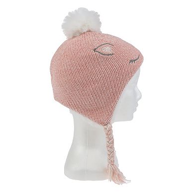 Girls 4-16 Elli by Capelli Unicorn Earflap Hat & Gloves Set