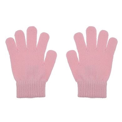 Girls Elli by Capelli Unicorn Faux Fur Earmuff & Gloves Set