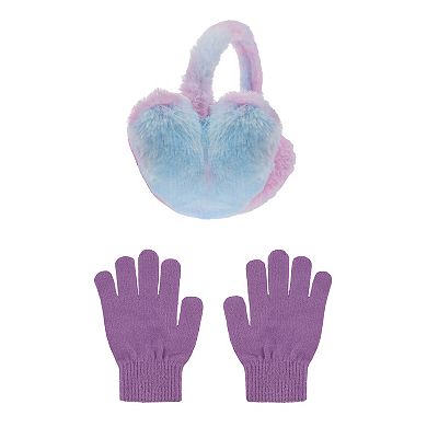 Girls Elli by Capelli Heart Earmuff & Gloves 2-pc. Set