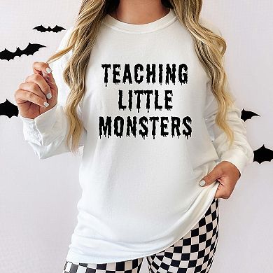 Simply Sage Market Teaching Little Monsters Garment Dyed Long Sleeve