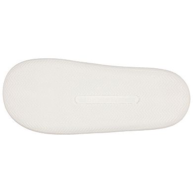Capelli Hearts of Love Girls Faux Fur Lined Clog Slippers with 3D Pom Trim