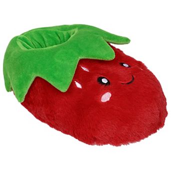 Capelli Girls Overstuffed Fruit Slippers With Embroidered Trim