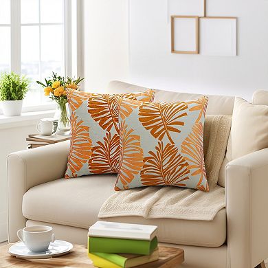 Pack of 2 Throw Pillow Covers Decorative Farmhouse Pillow Case Soft Cushion Pillowcase for Home