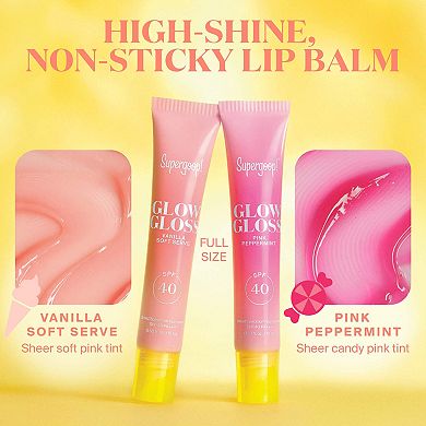 Lip Service Glossy Balm SPF 40 Duo