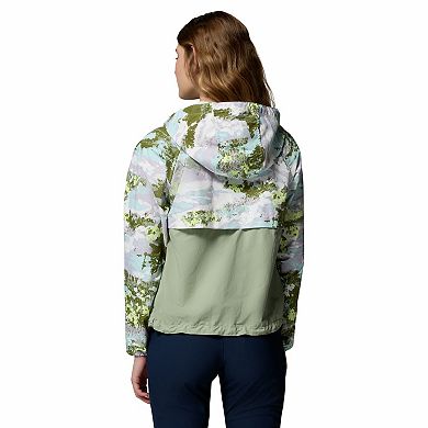 Women's Columbia Spire Valley Printed Hooded Windbreaker Jacket
