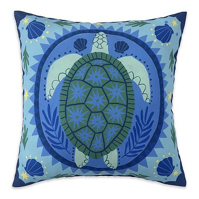 Sonoma Goods For Life® Navy Turtle Indoor / Outdoor Throw Pillow