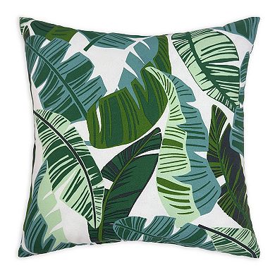 Sonoma Goods For Life® Green Palm Indoor / Outdoor Throw Pillow