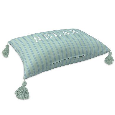 Sonoma Goods For Life® Aqua Relax Indoor / Outdoor Throw Pillow
