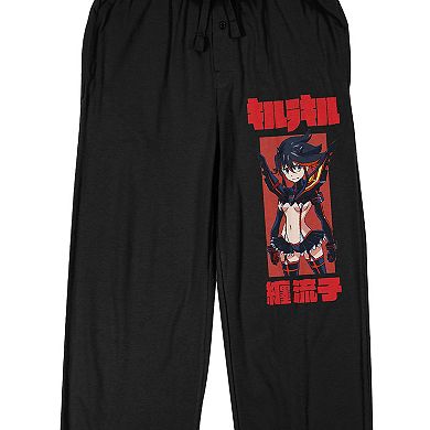 Men's Kill La Kill Ryuko Kanji Pajama Pants