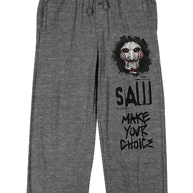 Men's Saw Jigsaw Make Your Choice Pajama Pants
