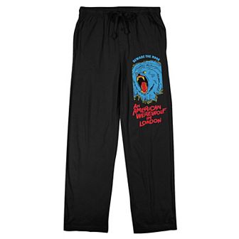 Men's An American Werewolf In London Werewolf Head Pajama Pants