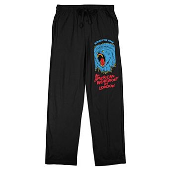 Men's An American Werewolf In London Werewolf Head Pajama Pants