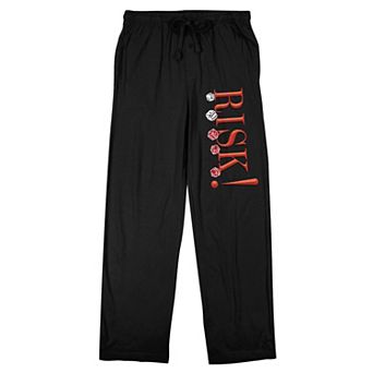 Men's Risk Dice & Game Pieces Logo Pajama Pants
