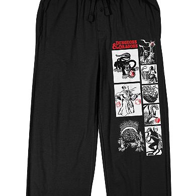 Men's Dungeons & Dragons Monster Grid Pajama Pants