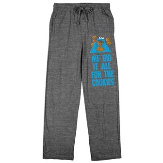 Men's Sesame Street Cookie Monster Pajama Pants