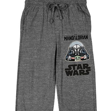 Men's The Mandalorian Grogu & The Mandalorian Pajama Pants