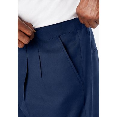 KingSize Men's Big & Tall Easy Movement Pleat-Front Expandable Dress Pants