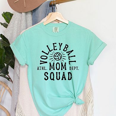 Simply Sage Market Volleyball Mom Squad Garment Dyed Tee