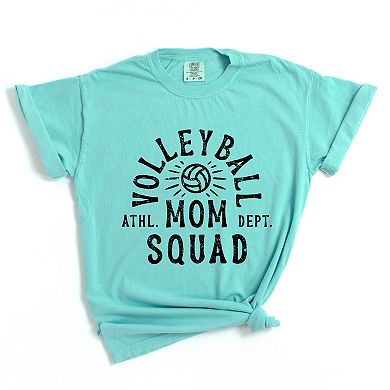 Simply Sage Market Volleyball Mom Squad Garment Dyed Tee
