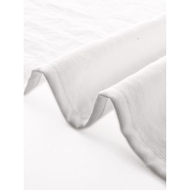 Ruffles Top for Women's Stand Collar Pleated Trim Long Puffy Sleeve Button Down Vintage Blouses