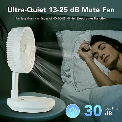 Indoor & Outdoor Retractable Led Fan with Night Light