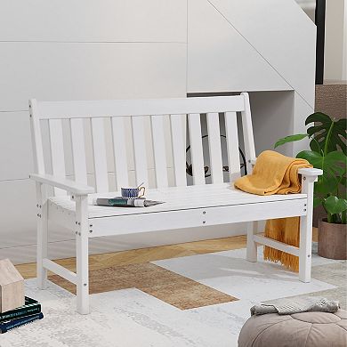 HDPE All Weather Patio Outdoor Garden Bench