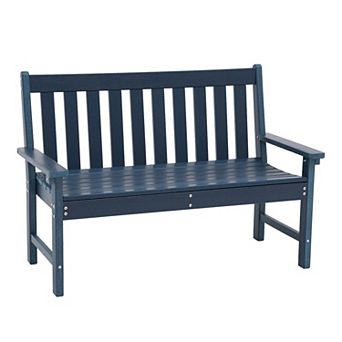 HDPE All Weather Patio Outdoor Garden Bench