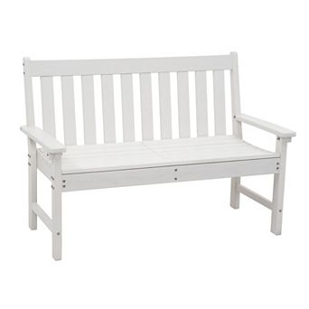 HDPE All Weather Patio Outdoor Garden Bench