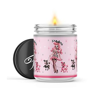 Miss Poodle 16-oz Candle Jar - Sea Salt & Peony