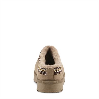 Flexus by Spring Step Alexon Women's Faux Suede Slip-On Clogs