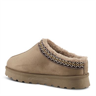 Flexus by Spring Step Alexon Women's Faux Suede Slip-On Clogs