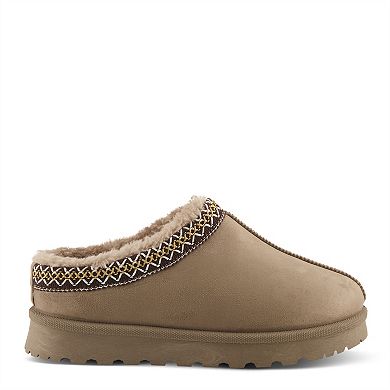 Flexus by Spring Step Alexon Women's Faux Suede Slip-On Clogs