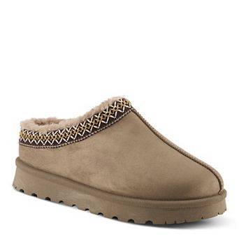 Flexus by Spring Step Alexon Women's Faux Suede Slip-On Clogs