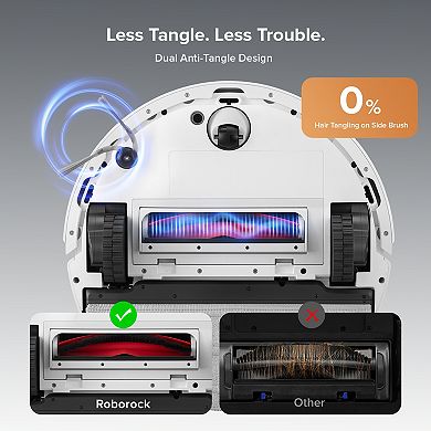 Roborock Q10 VF Plus Roborock Q10 VF+ All-Surface Robot Vacuum & Mop with Auto-Empty Dock, Smart Navigation, and Dual Anti-Tangle Design In White