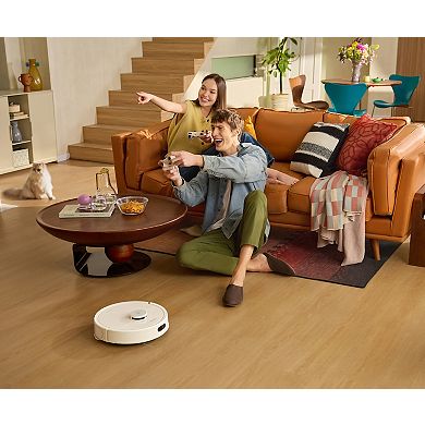 Roborock Q10 VF Plus Roborock Q10 VF+ All-Surface Robot Vacuum & Mop with Auto-Empty Dock, Smart Navigation, and Dual Anti-Tangle Design In White