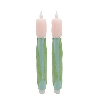 Celebrate Together™ Tulip Shaped LED Taper Candles 2 pc Set